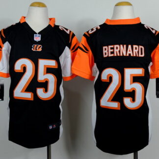 Nike Cincinnati Bengals #25 Giovani Bernard Black Game Kids Jersey