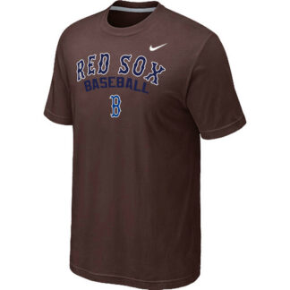 Boston Red Sox 2014 Home Practice T-Shirt - Brown
