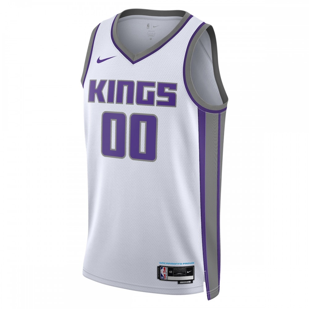 Sacramento Kings Nike Unisex 2022/23 Swingman Custom Jersey White - Association Edition - Image 2