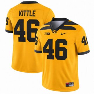 George Kittle Iowa Hawkeyes Nike Gold Alternate Football Game Jersey