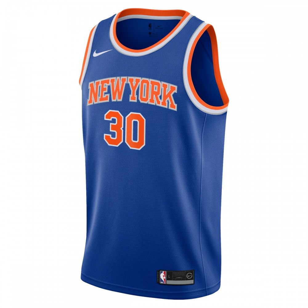 Julius Randle New York Knicks Nike Youth 2021/22 Swingman Jersey - Icon Edition - Blue - Image 2