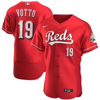 Reds 19 Joey Votto Red Nike 2020 Flexbase Jersey Dzhi