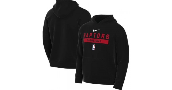 Toronto Raptors 2022/23 Nike Spotlight On-Court Practice Performance Pullover Hoodie - Image 2