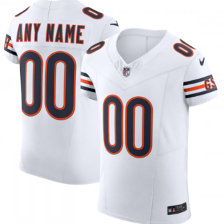 Men's Chicago Bears Active Player Custom F.U.S.E. White Vapor Elite Stitched Football Jersey