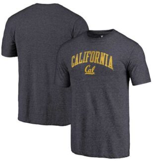Cal Bears Fanatics Branded Heathered Navy Hometown Arched City Tri Blend T-Shirt