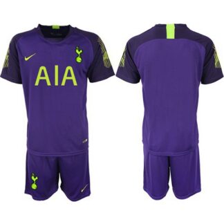 Tottenham Hotspur Blank Purple Goalkeeper Soccer Club Jersey