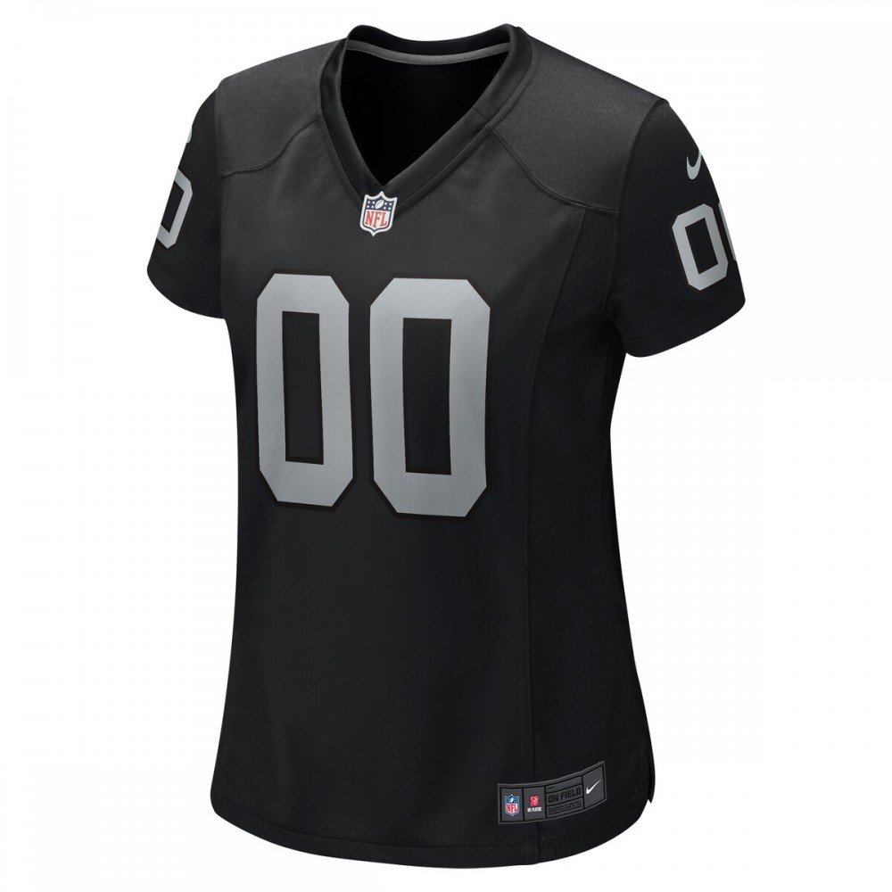 Las Vegas Raiders Nike Women's Custom Game Jersey - Black - Image 2