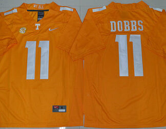 Tennessee Vols 11 Joshua Dobbs Orange College Jersey