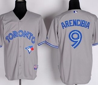Toronto Blue Jays #9 J. P. Arencibia 2012 Gray Jerseys