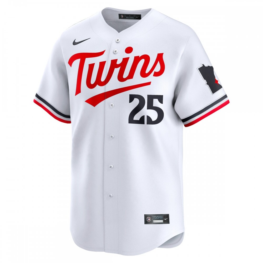 Byron Buxton Minnesota Twins Nike Home Limited Player Jersey - White - Image 2