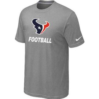 Men's Green Houston Texans Nike Cardinal Facility T-Shirt L.Gray