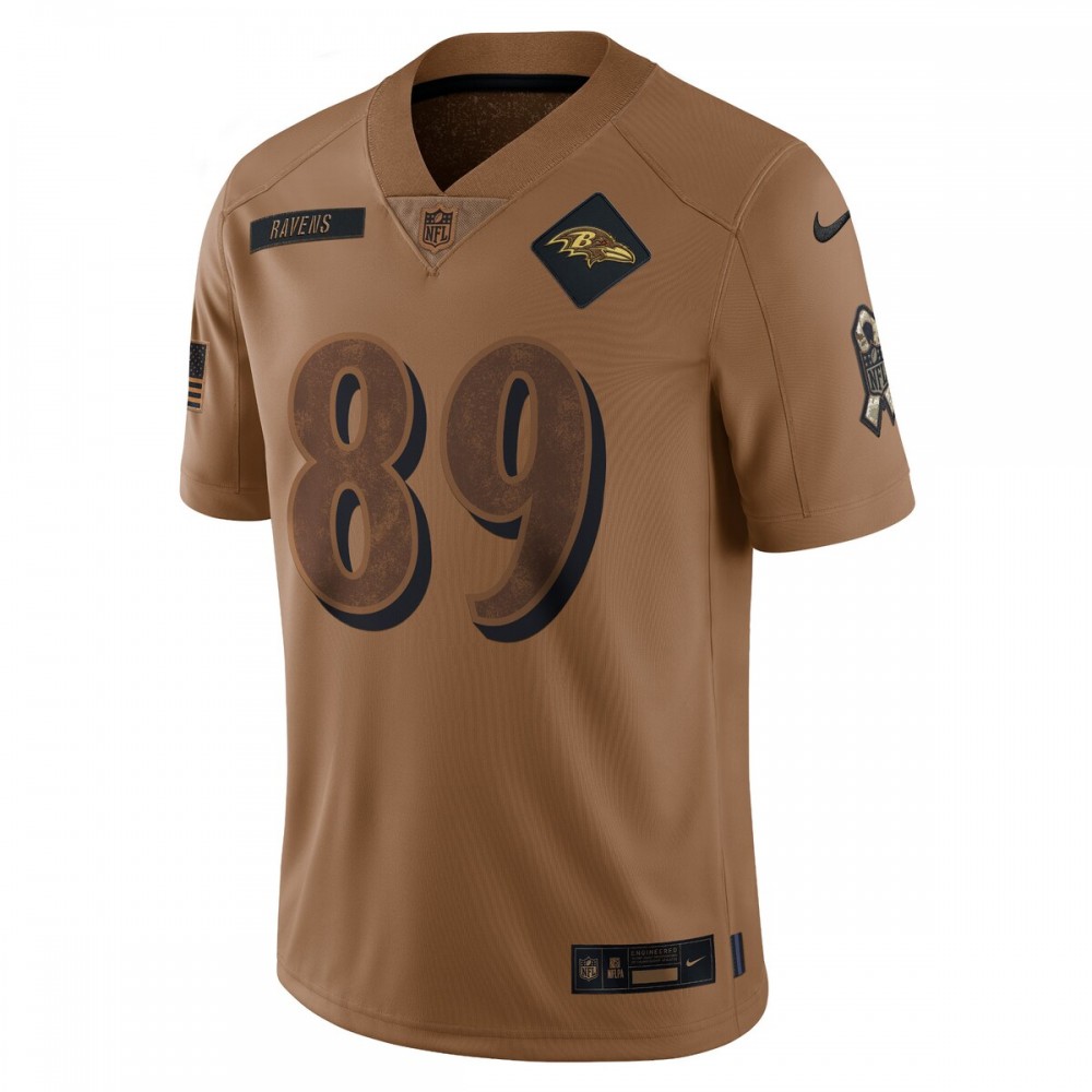 Mark Andrews Baltimore Ravens Nike 2023 Salute To Service Limited Jersey - Brown - Image 2