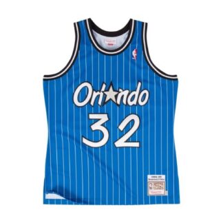 Men's Orlando Magic Shaquille O'Neal #32 Throwback Blue 94-95 Hardwood Classics Jersey