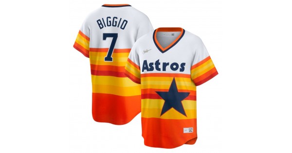 Craig Biggio Houston Astros Nike Cooperstown Collection Limited Player Jersey - Image 2
