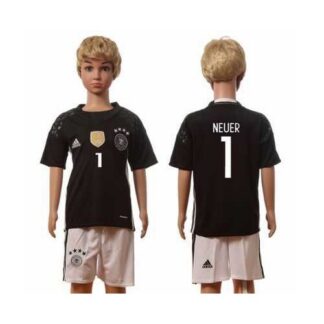 ultra‑ Germany #1 Neure Goalkeeper Kid Soccer Country Jersey ‑uniform