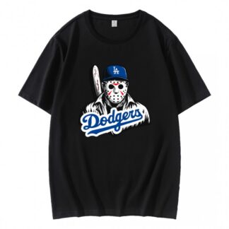Jason Voorhees LA Dodgers Baseball T-Shirt