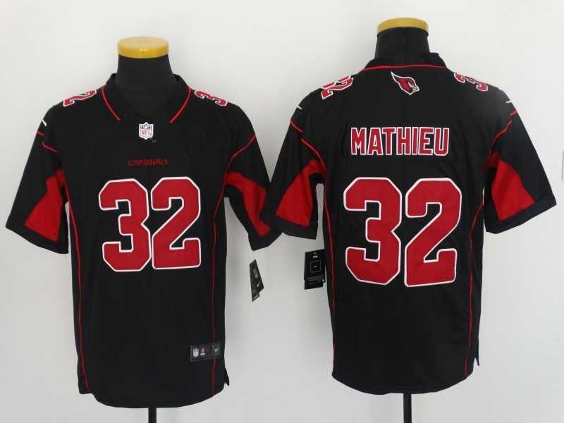 Nike Limited Arizona Cardinals #32 Tyrann Mathieu Black Men's Stitched New Color Rush Jersey