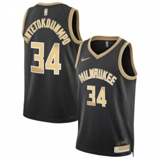 Giannis Antetokounmpo Milwaukee Bucks Nike Unisex Select Series Swingman Jersey – Black