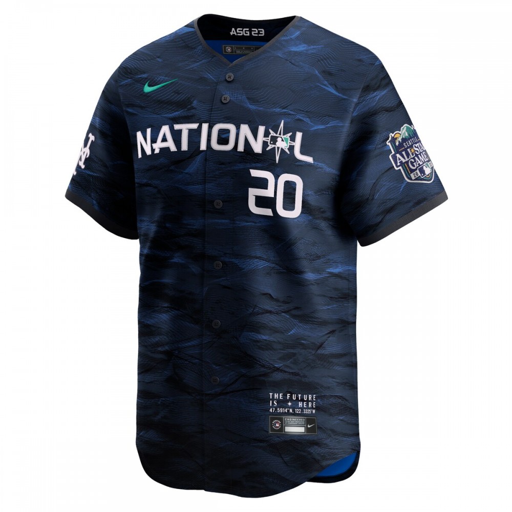 Pete Alonso National League Nike 2023 MLB All-Star Game Limited Player Jersey - Royal - Image 2