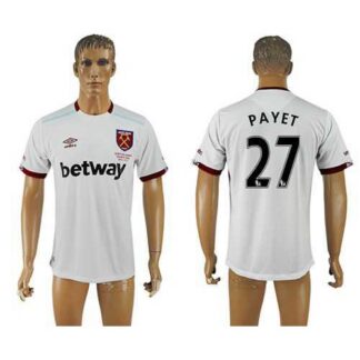 West Ham United #27 Payet Away Soccer Club Jersey