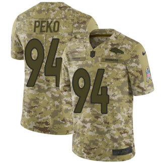 Nike Denver Broncos #94 Domata Peko Camo Men’s Stitched NFL Limited 2018 Salute To Service Jersey