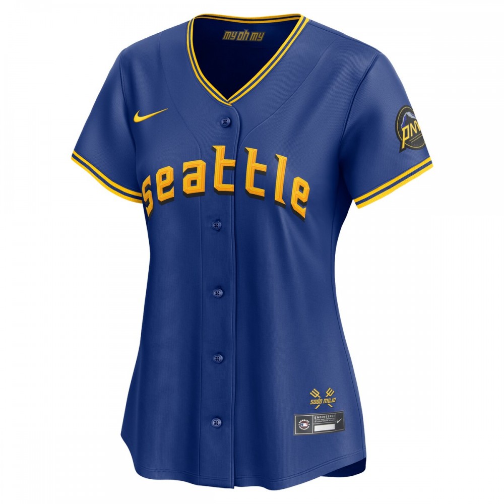 Julio Rodríguez Seattle Mariners Nike Women's City Connect Limited Player Jersey - Royal - Image 2