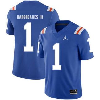Florida Gators 1 Vernon Hargreaves Blue Throwback College Football Jersey Dzhi