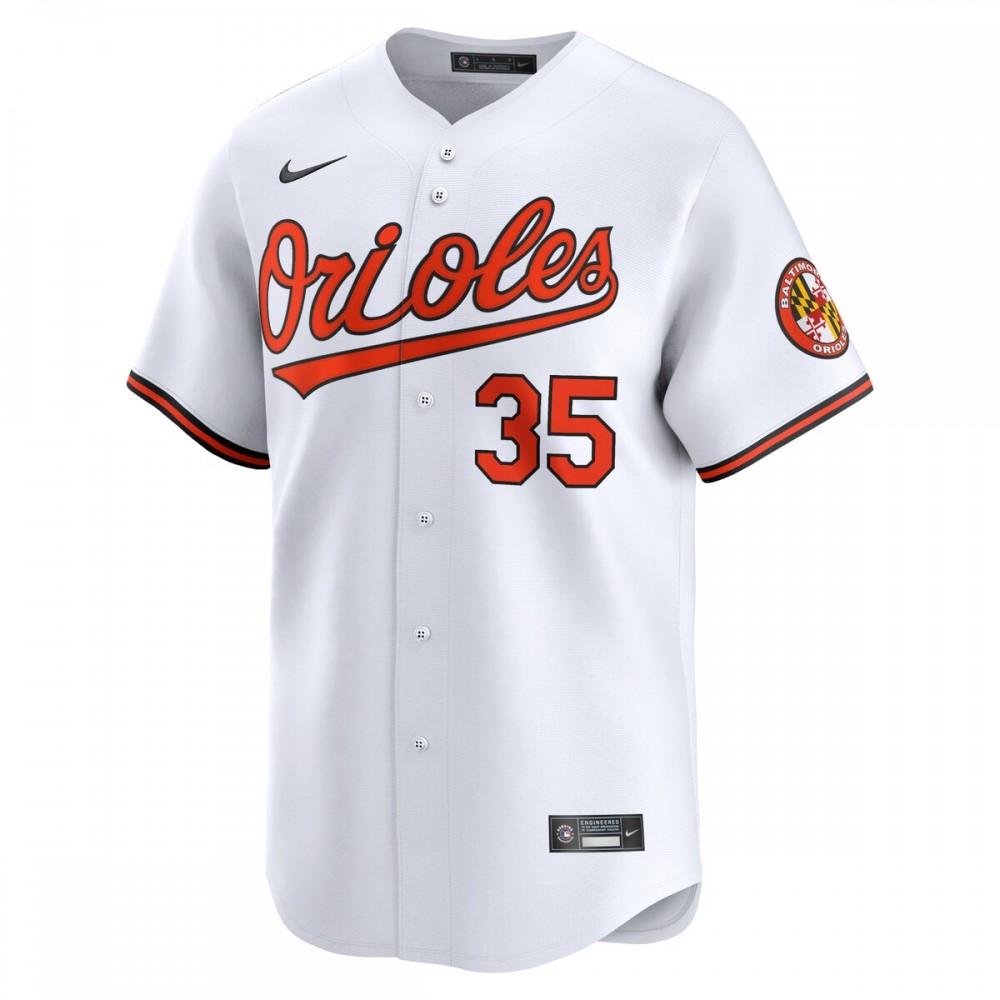Adley Rutschman Baltimore Orioles Nike Home Limited Player Jersey - White - Image 2