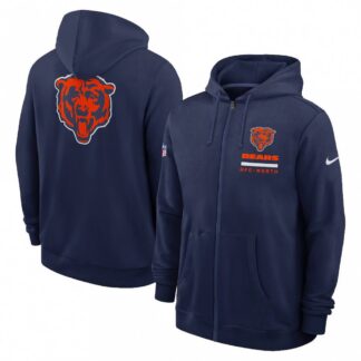 Chicago Bears Utility Player Sideline Men's Nike NFL Full-Zip Hoodie