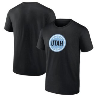 Men's Utah Mammoth Black Draft Logo T-Shirt A99N