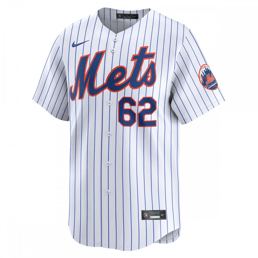 Jose Quintana New York Mets Nike Home Limited Player Jersey - White - Image 2