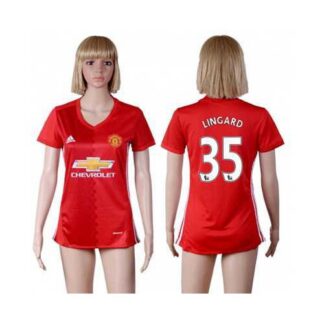 Women’s Manchester United #35 Lingard Red Home Soccer Club Jersey
