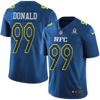 Nike Los Angeles Rams #99 Aaron Donald Navy Men’s Stitched NFL Limited NFC 2017 Pro Bowl Jersey