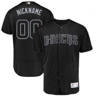 Arizona Diamondbacks Majestic 2019 Players’ Weekend Flex Base Authentic Roster Custom Jersey Black