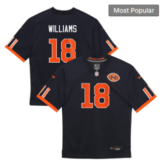 Toddler Chicago Bears #18 Caleb Williams 2026 Rivalries Collection Game Jersey - Navy