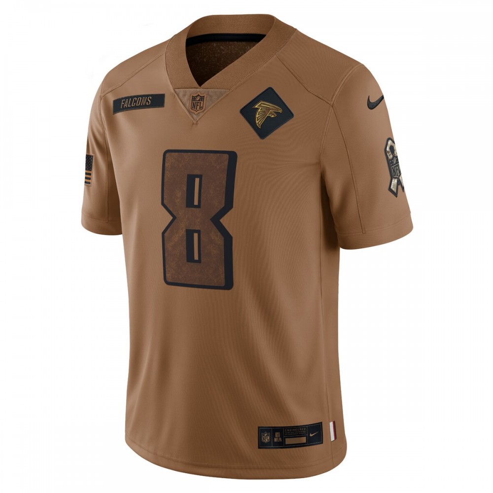 Kyle Pitts Atlanta Falcons Nike 2023 Salute To Service Limited Jersey - Brown - Image 2