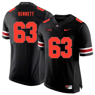 Ohio State Buckeyes 63 Michael Bennett IV Black Shadow Nike College Football Jersey Dzhi