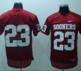 Oklahoma Sooners #23 Red Jersey