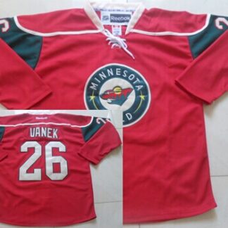 Minnesota Wilds #26 Thomas Vanek Red Jerseys