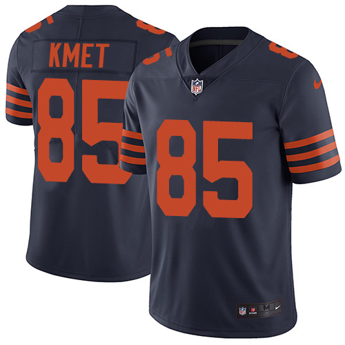 Nike Chicago Bears #85 Cole Kmet Navy Blue Alternate Youth Stitched NFL Vapor Untouchable Limited Jersey