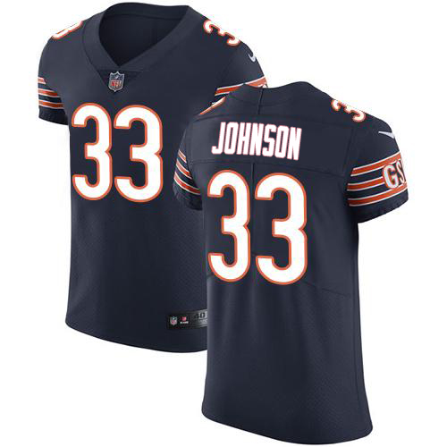 Nike Chicago Bears #33 Jaylon Johnson Navy Blue Team Color Men’s Stitched NFL Vapor Untouchable Elite Jersey