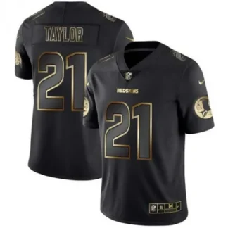 ultra‑ Men's Washington Redskins #21 Sean Taylor 2019 Black Gold Edition Stitched NFL Jersey ‑uniform