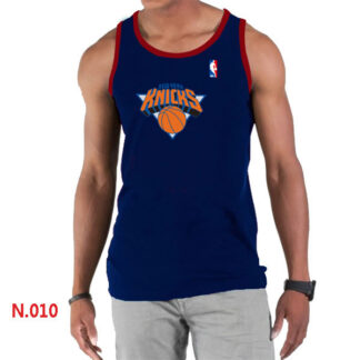 NBA New York Knicks Big x26 Tall Primary Logo men D.Blue Tank Top