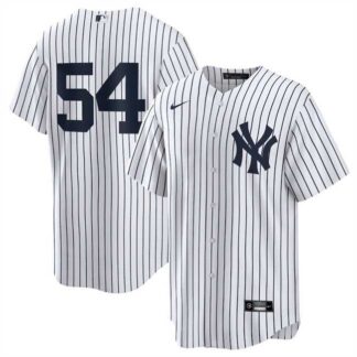 Men's New York Yankees #54 Max Fried White 2024 Cool Base Stitched Jersey Dzhi