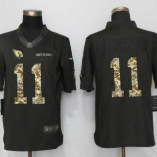 Nike Arizona Cardinals #11 Fitzgerald Anthracite Salute To Service Limited Stitched Jersey