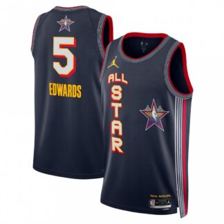 Anthony Edwards Jordan Brand Unisex Navy 2025 NBA All-Star Game Swingman Player Jersey