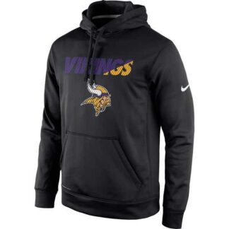 Men's Minnesota Vikings Nike Kick Off Staff Performance Pullover Hoodie - Black