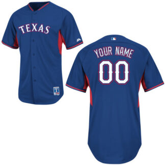 Customized Youth MLB Jersey-Texas Rangers Stitched 2014 Cool Base BP Baseball Jersey