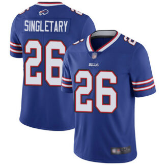 Nike Buffalo Bills #26 Devin Singletary Royal Blue Team Color Men’s Stitched NFL Vapor Untouchable Limited Jersey