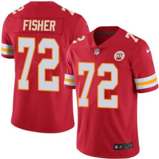 Nike Kansas City Chiefs #72 Eric Fisher Red Team Color Men’s Stitched NFL Vapor Untouchable Limited Jersey